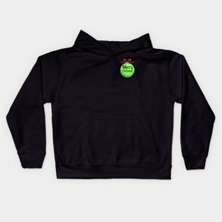 merry christmas ball - green ball Kids Hoodie